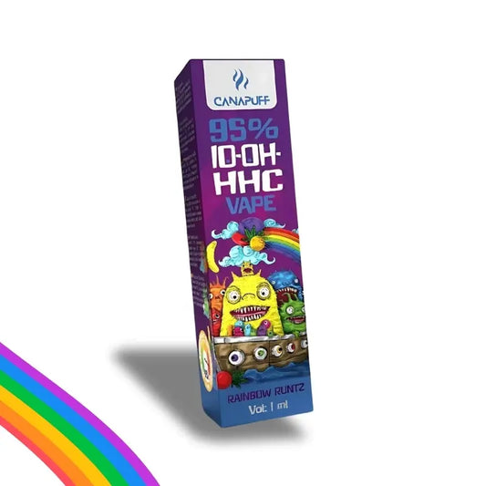 CanaPuff Vape | Rainbow Runtz. 10-OH 95 %. 1 ml